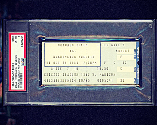Image of Jordans Debut Ticket