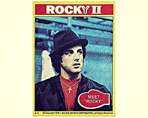 Image of Rocky's rookie card