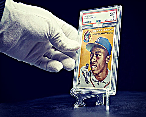 Image of a Hank Aaron card