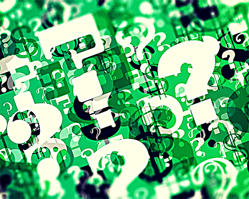 Image of money marks graphic